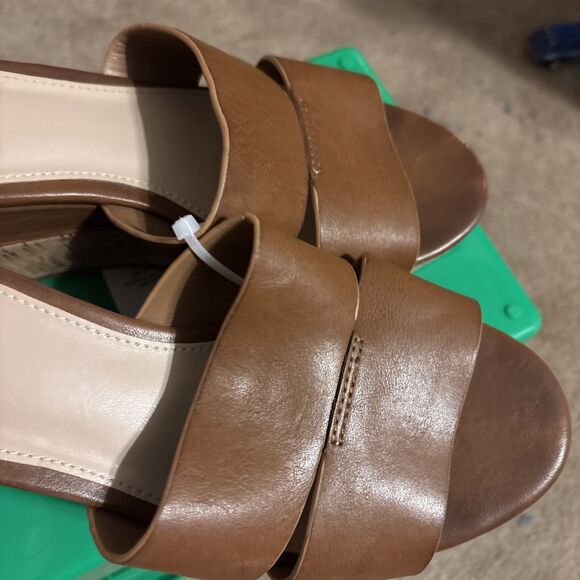 Aldo Wedge Brown Platform Sandals Shoes Size 37 US 6.5 Excellent Condition - Picture 4 of 7